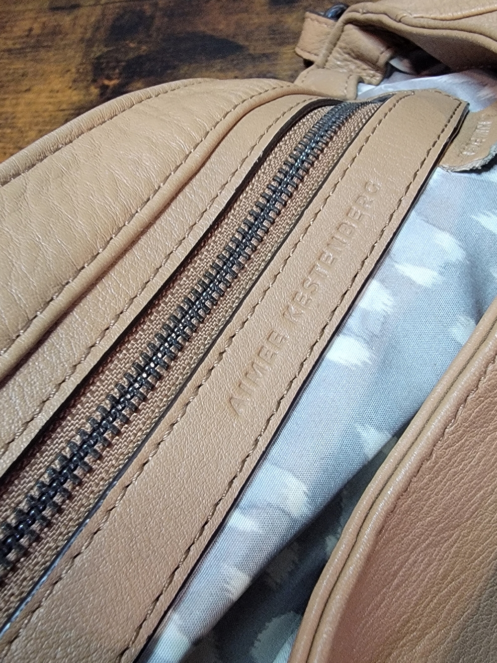 Aimee Kestenberg Tan Leather Shoulder Bag - Picture 13 of 16